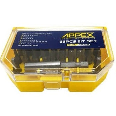 ست سر پیچ گوشتی 33 عددی اپکس APPEX
